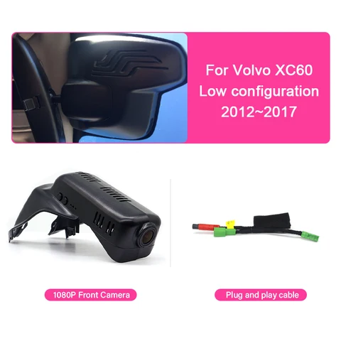 Видеорегистратор для Volvo XC40 XC60 XC90 S60 V60 S90 V90 V40 S80 XC70 Polestar 2 Автомобильный видеорегистратор HD камера Wi-Fi регистратор для вождения автозапчасти