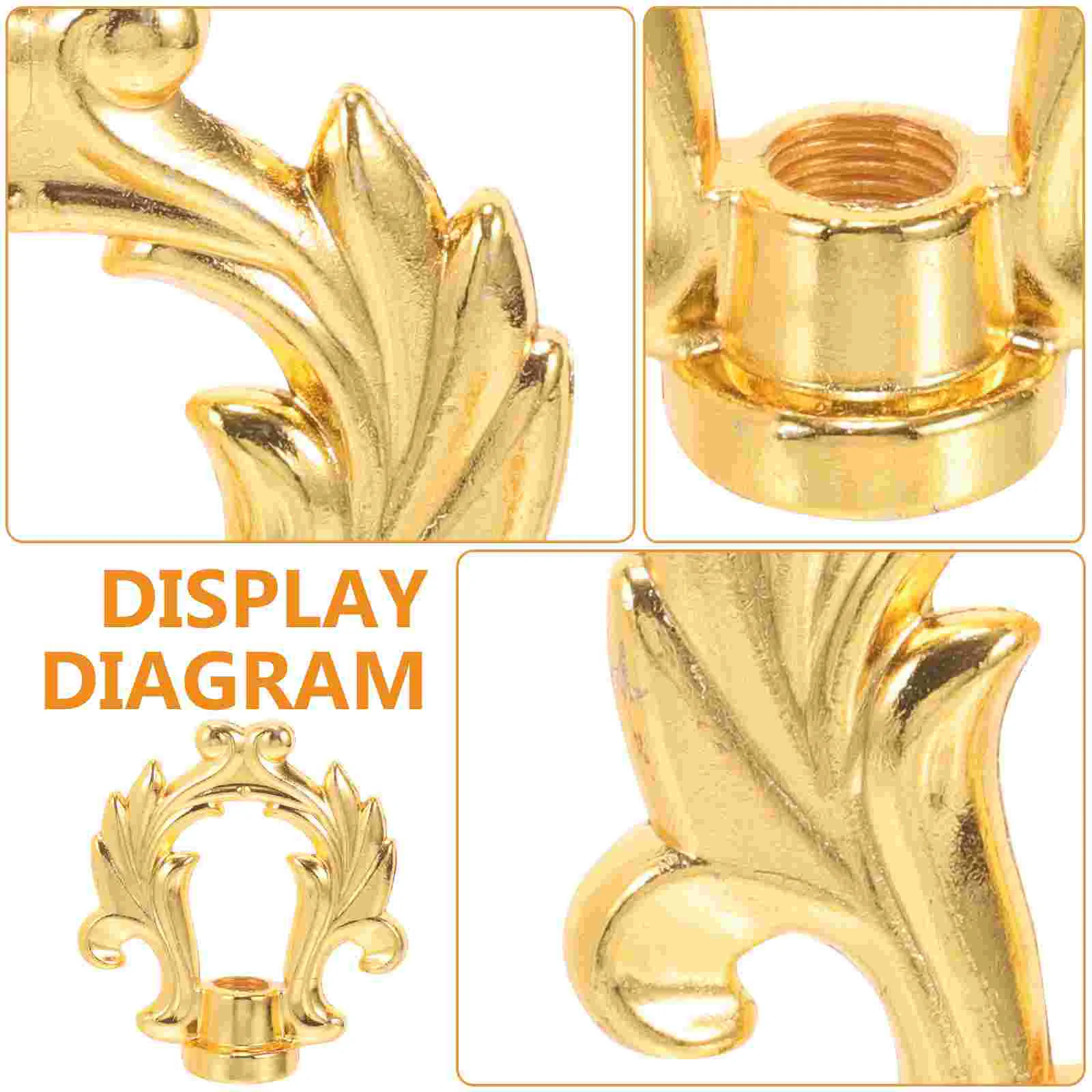 4 шт. декоративные светильники колпачки для ламп настольный пол украшение ручка