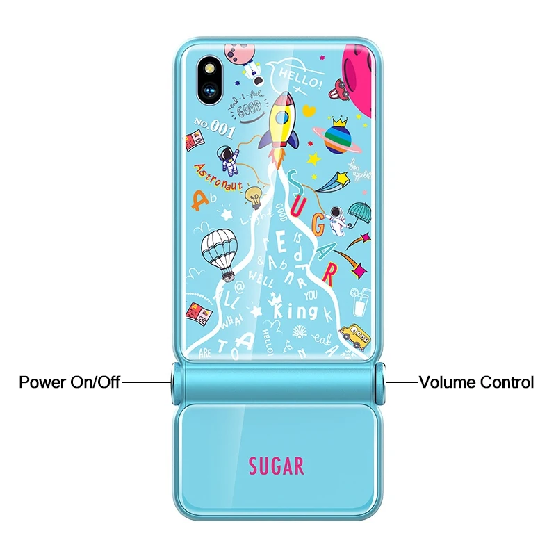 Sugar A100 Cute Smartphone 2GB RAM 16GB ROM 3.5inches 13MP Lady Children Phone Powerful Speaker LTE 4G Music Study Cellphone