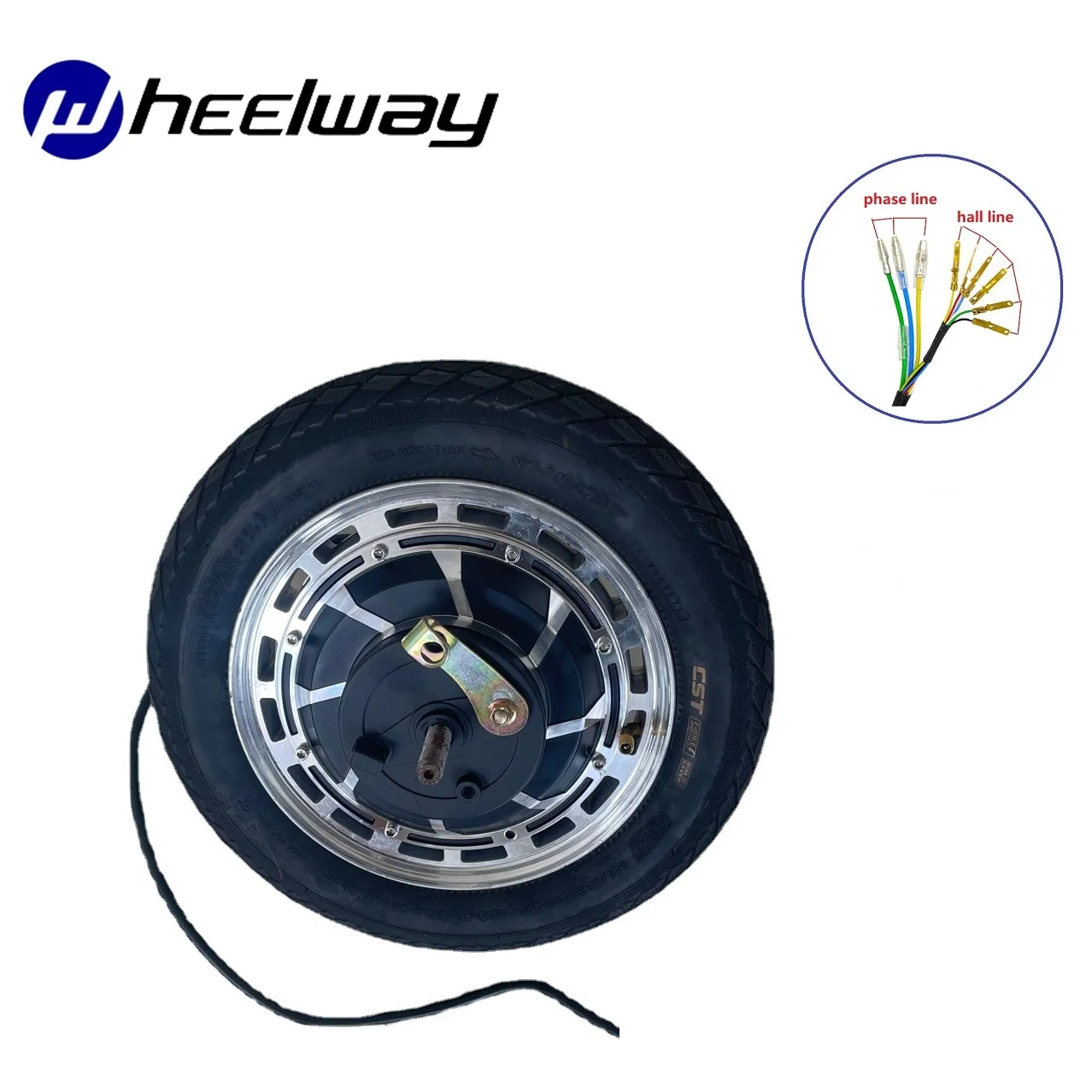 12 inch 3000W drum brake dual shaft split motor scooter electric bicycle open source shared hub kart ATV tricycle |