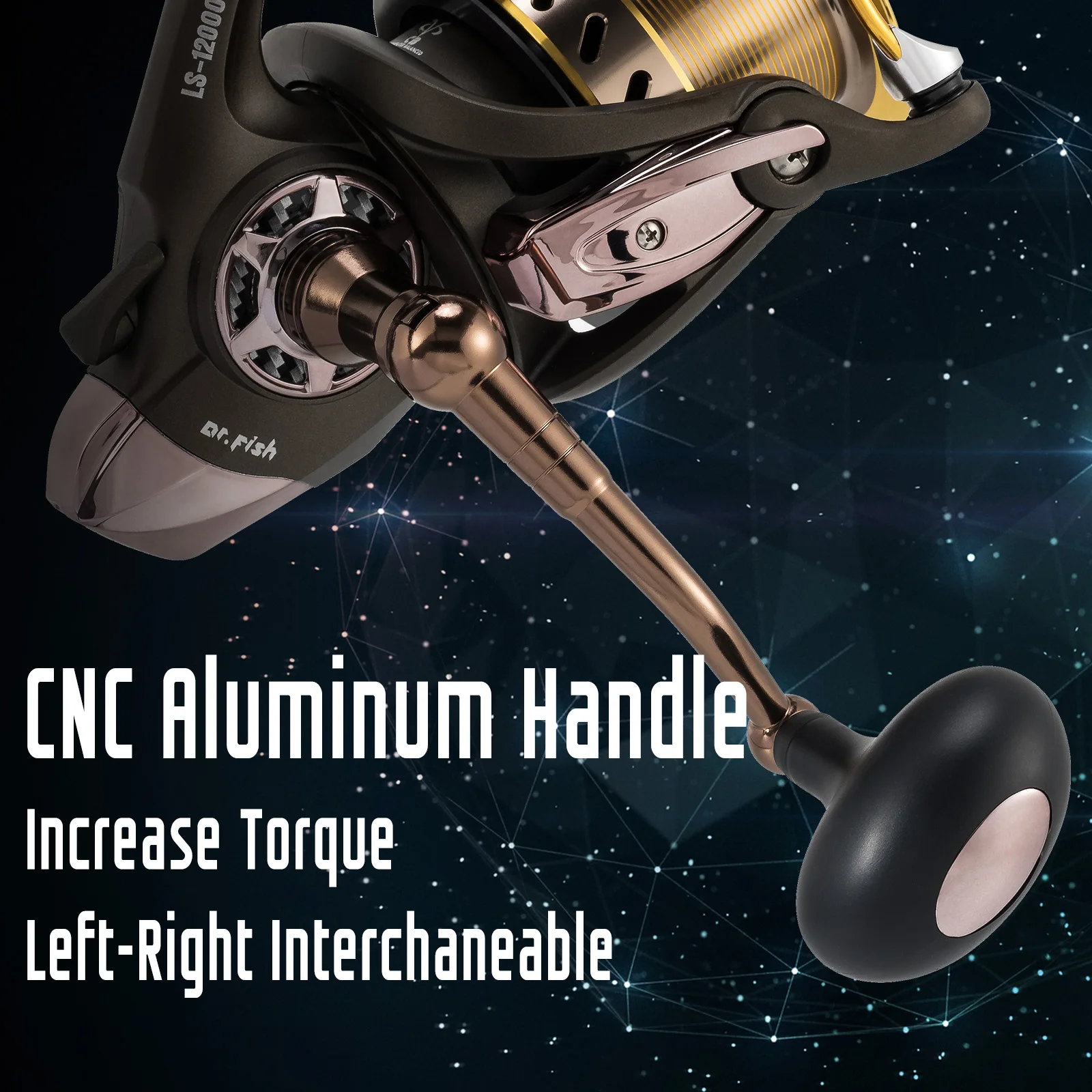 Спиннинговая рыболовная катушка 48 анг