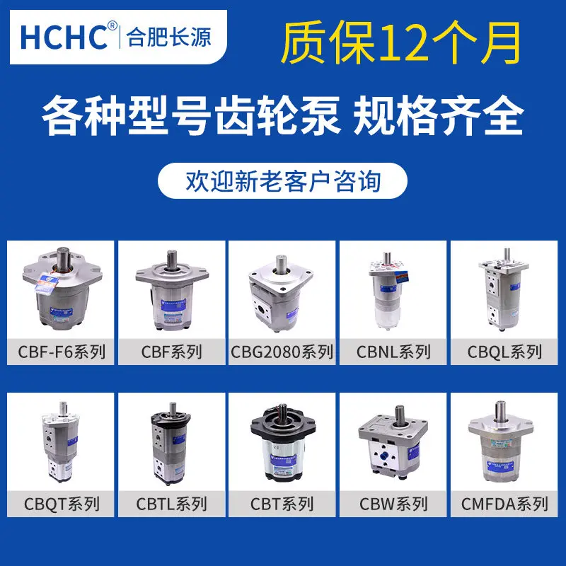 Фото Гидравлический шестеренчатый насос HCHC Hefei Changyuan CBW-F310/F314 F316 F320-ALP №5