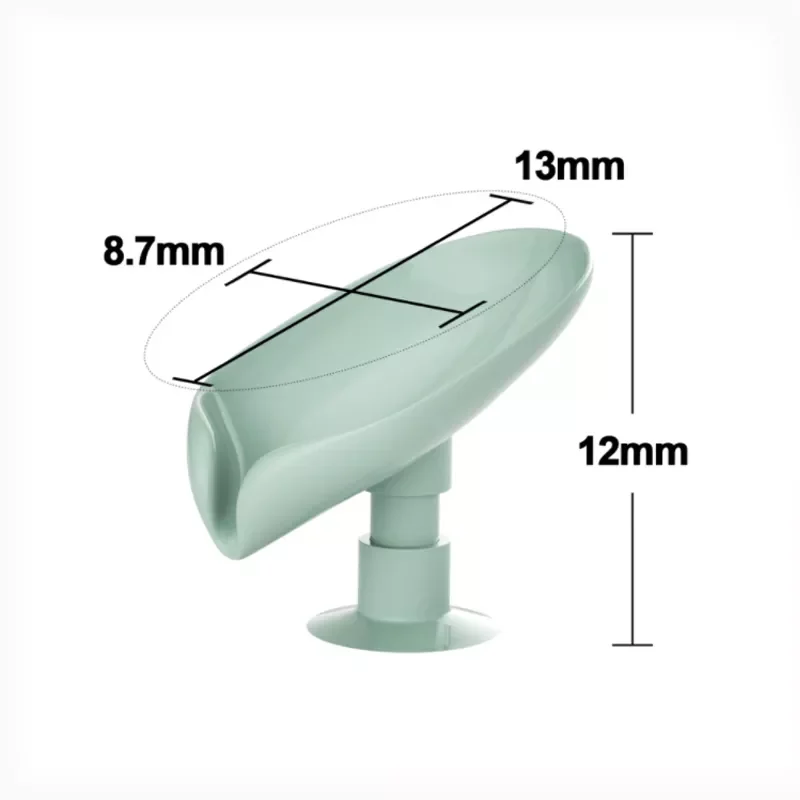 

Holder Dish Leaf Soap Box Drain Suction Cup Soap Dish Storage Plate Tray Bathroom Supplies Soap container jabonera