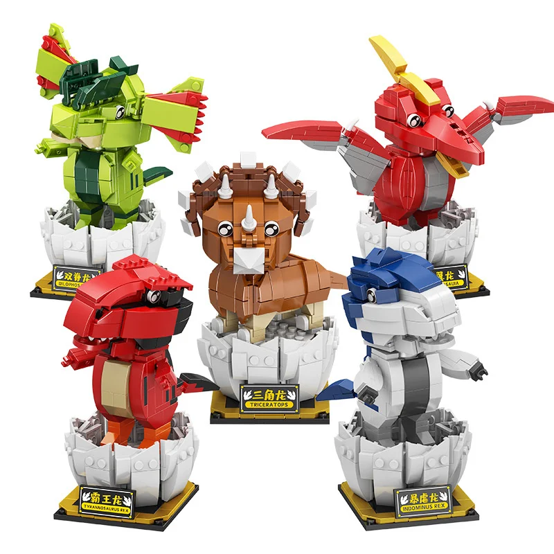 

Конструктор «Парк Юрского периода», модель тираннозавра Рекс, «сделай сам», вращающаяся голова, динозавр, тиранический дракон, игрушки для ...
