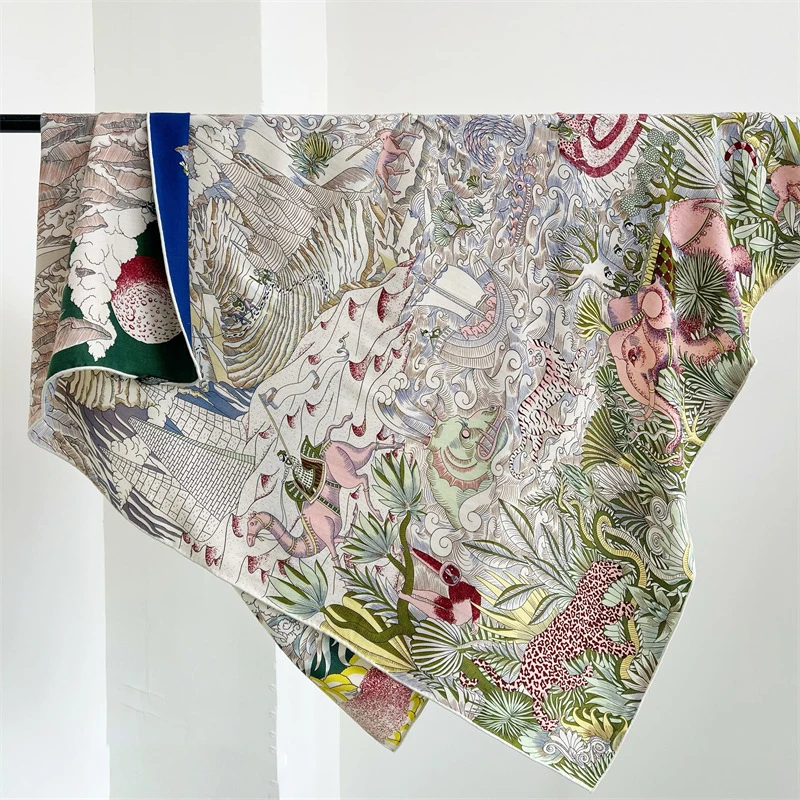 Шелк из шерсти Animapolis женский шарф пашмины скрученный вручную зимние аксессуары