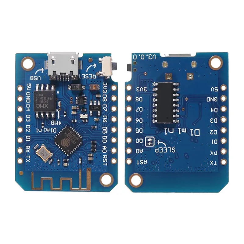 WeMos D1 Mini Pro V3.0.0 Bytes Lua WIFI Интернет вещей макетная плата на основе ESP8266 CH340G Nodemcu V2 4 Мб/16