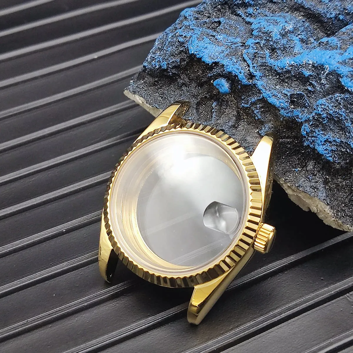 Корпус часов в стиле Datejust 36 мм для механизма NH35, циферблат 28,5 мм, нержавеющая сталь 316L, куполообразное стекло, безель с зубцами. (art.: 3920dd36eee11) - 3920dd36eee11