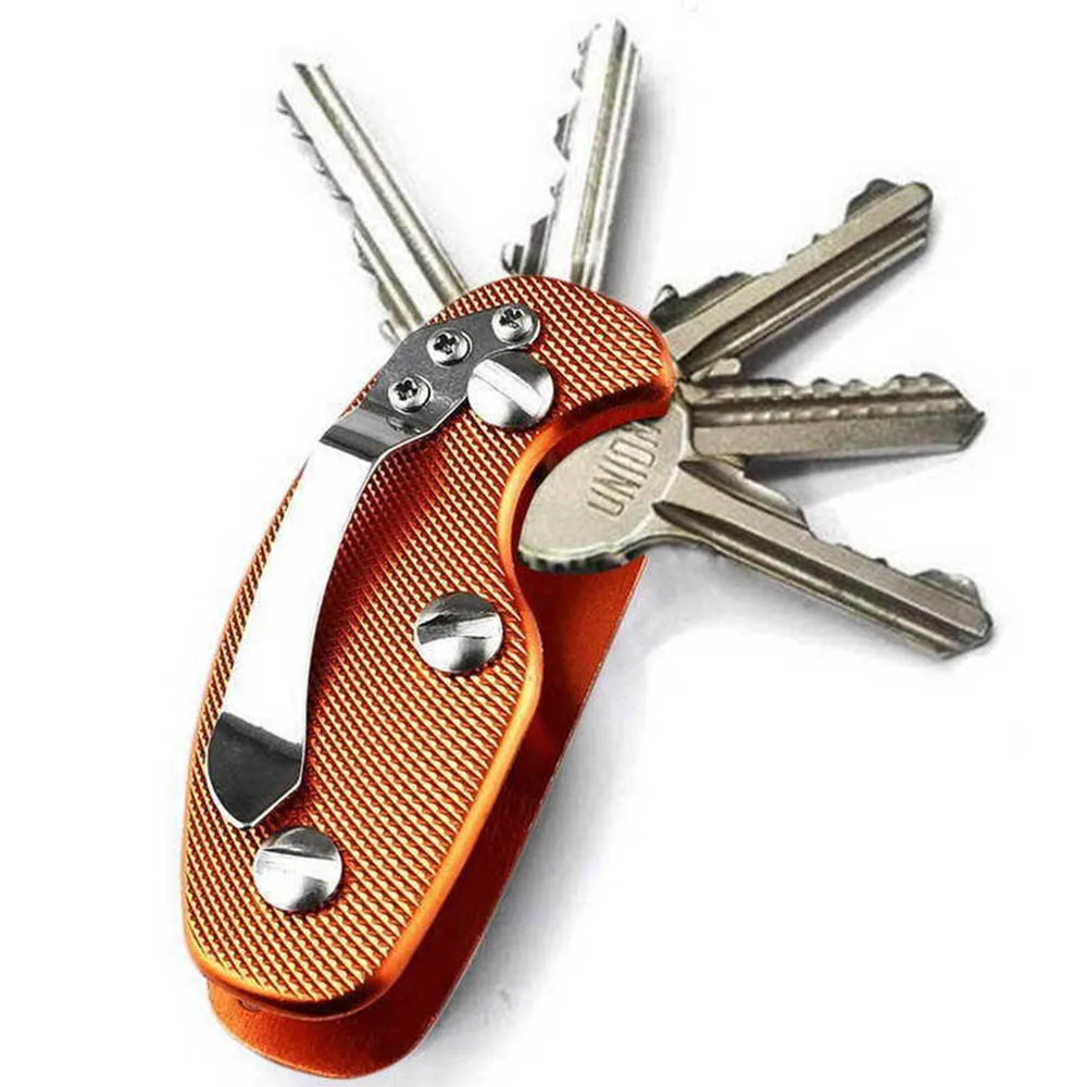 

Для Key Holder Keys Holder Organizer Keychain Holder Keyholder Ключница Aluminum Clip Bag Ключей Alloy New Folder Key Flexible