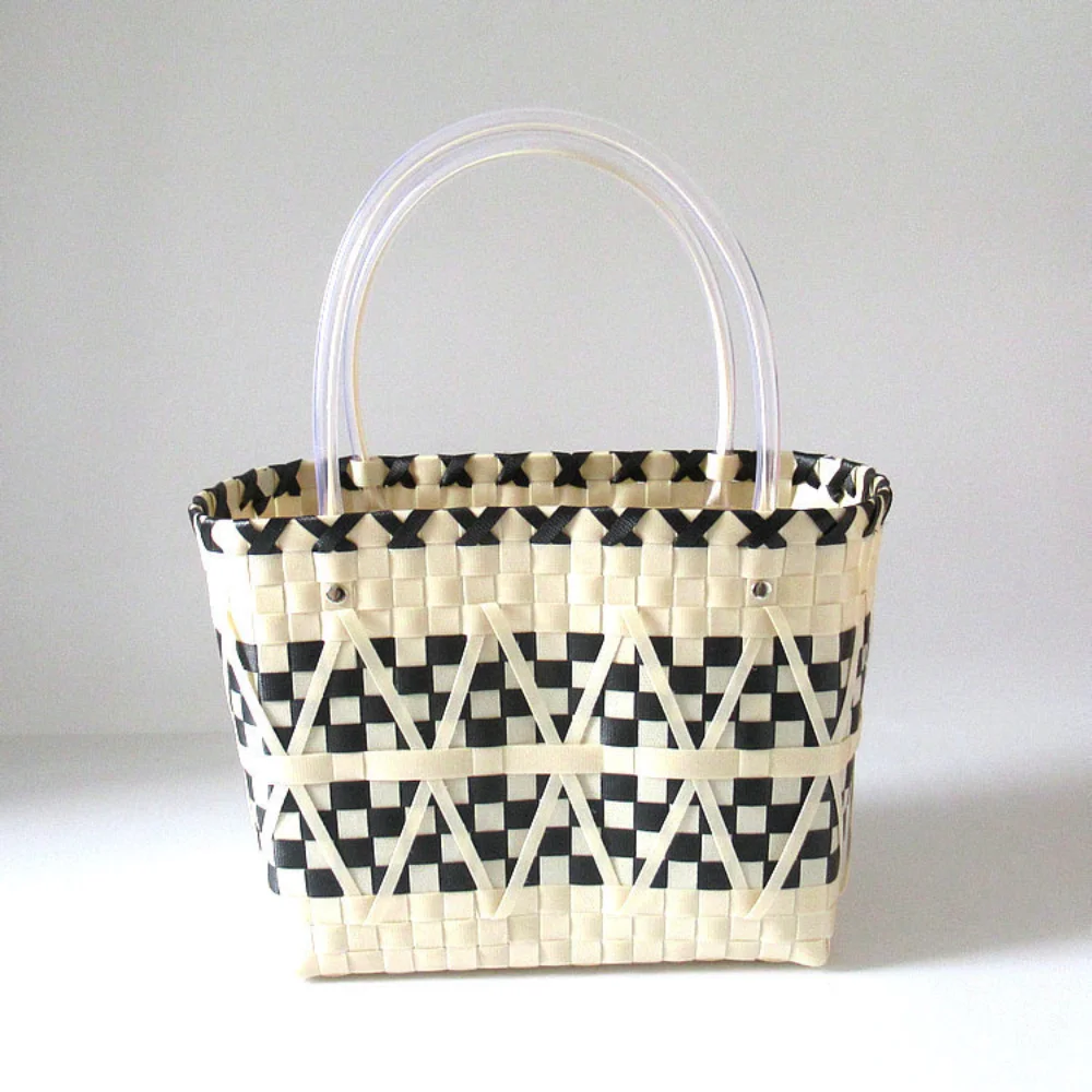 Fashion Straw Handbags Women Simple Versatile Weave Tote Bags Female Large Capacity Shopping Bag Summer Beach Shoulder Bag