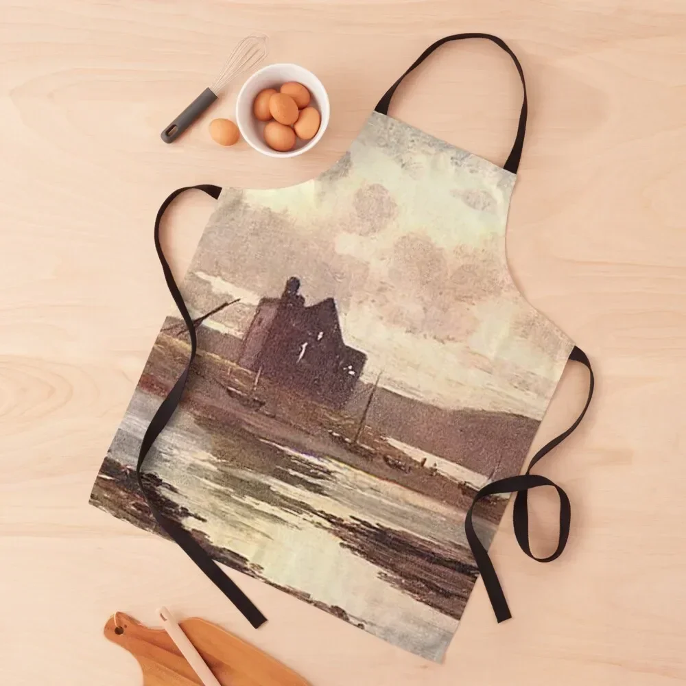 Винтажная иллюстрация Лохрана Остров Аран Фартук Красота Сексуальный забавный