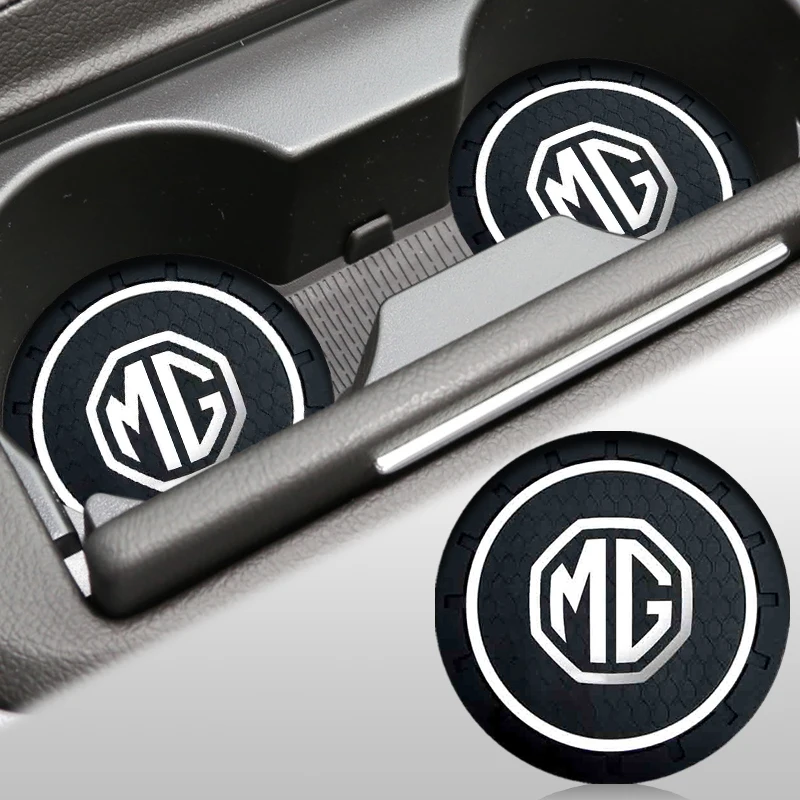 

Черный Автомобильный держатель стакана для воды, нескользящий коврик для MG 3 5 6 7 GT GS Hector HS ZS ZX EZS EHS 3SW MG3X, аксессуары