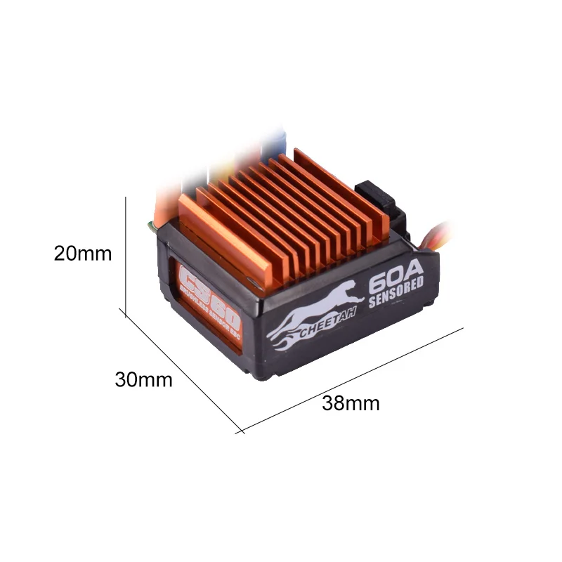SKYRC Cheetah 21 5 T 1600KV бесщеточный двигатель + 1/10 60A сенсорный ESC программная карта