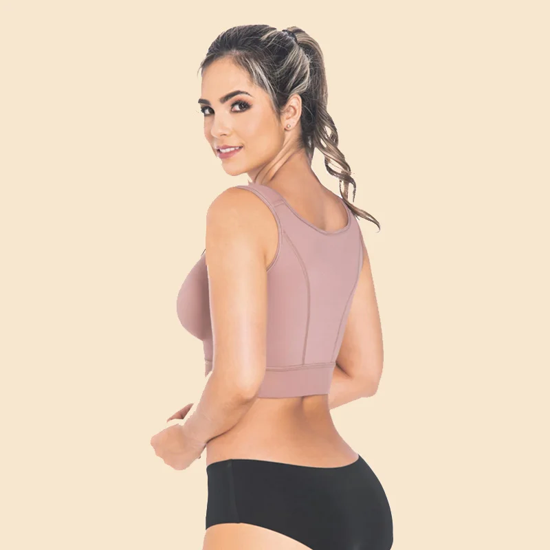 Fajas Reductoras Y Modeladoras Mujer Women Post Surgery Bra Shapewear Compression With Breast Support Corset Top Lingerie Skims