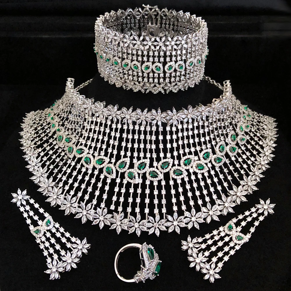 Великолепный роскошный набор GODKI из 4 штук в индийском африканском стиле для