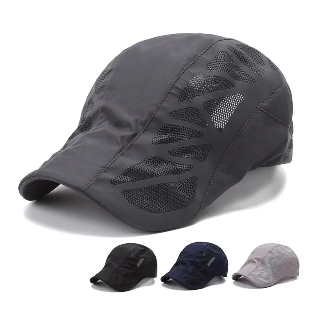 

Simple Sun Hat Washable Comfortable Accessory Sun Resistant Peaked Cap Mesh Cap Tear Resistant