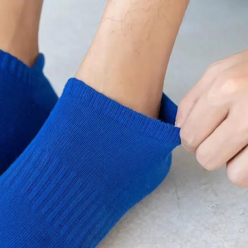 

Show Men High Quality Sports Sokken Sweat-absorbing Socks Deodorant Cotton Athletic Breathable Casual Ankle No Male