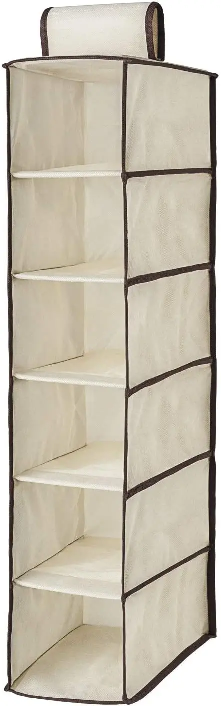 

ORGANIZATOR CLOSET SUSPENSE FOLD BEGE/MARROM 15X30X84H Shoe Rack Organizer Holder for Books Toy Clothes