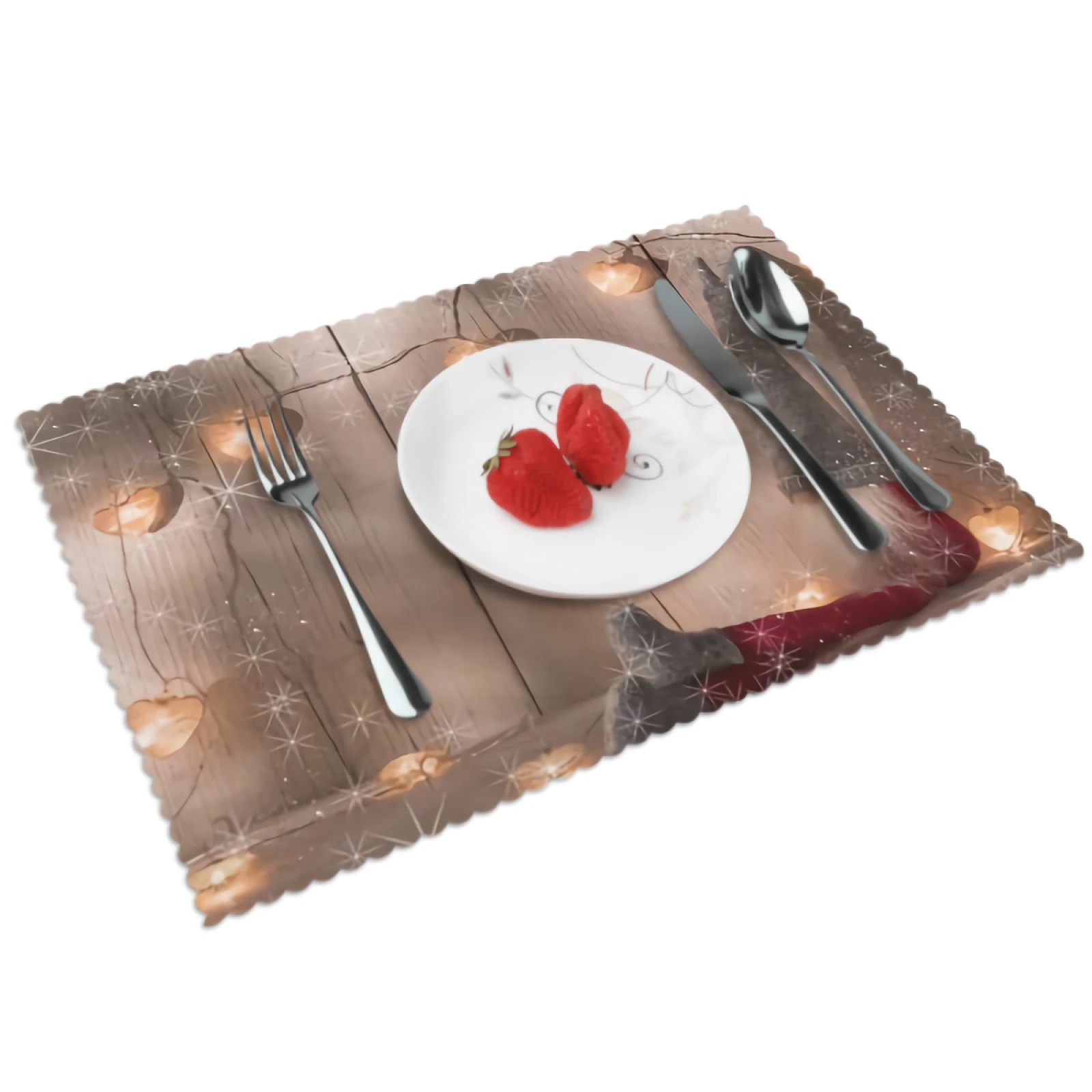 

Christmas Gnomes Placemats for Dining Table 12 x 18 inches Heat Resistant Table Placemats Set of 4 for Kitchen Dining Table