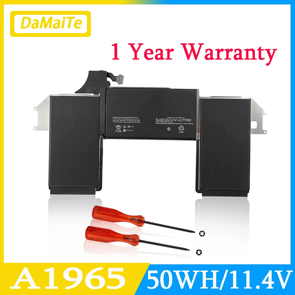 Аккумулятор A1965 для ноутбука Macbook Air A1932 2018 2019 13 дюймов A2179 ранняя 2020 EMC 3184 EMC3302 020-02455