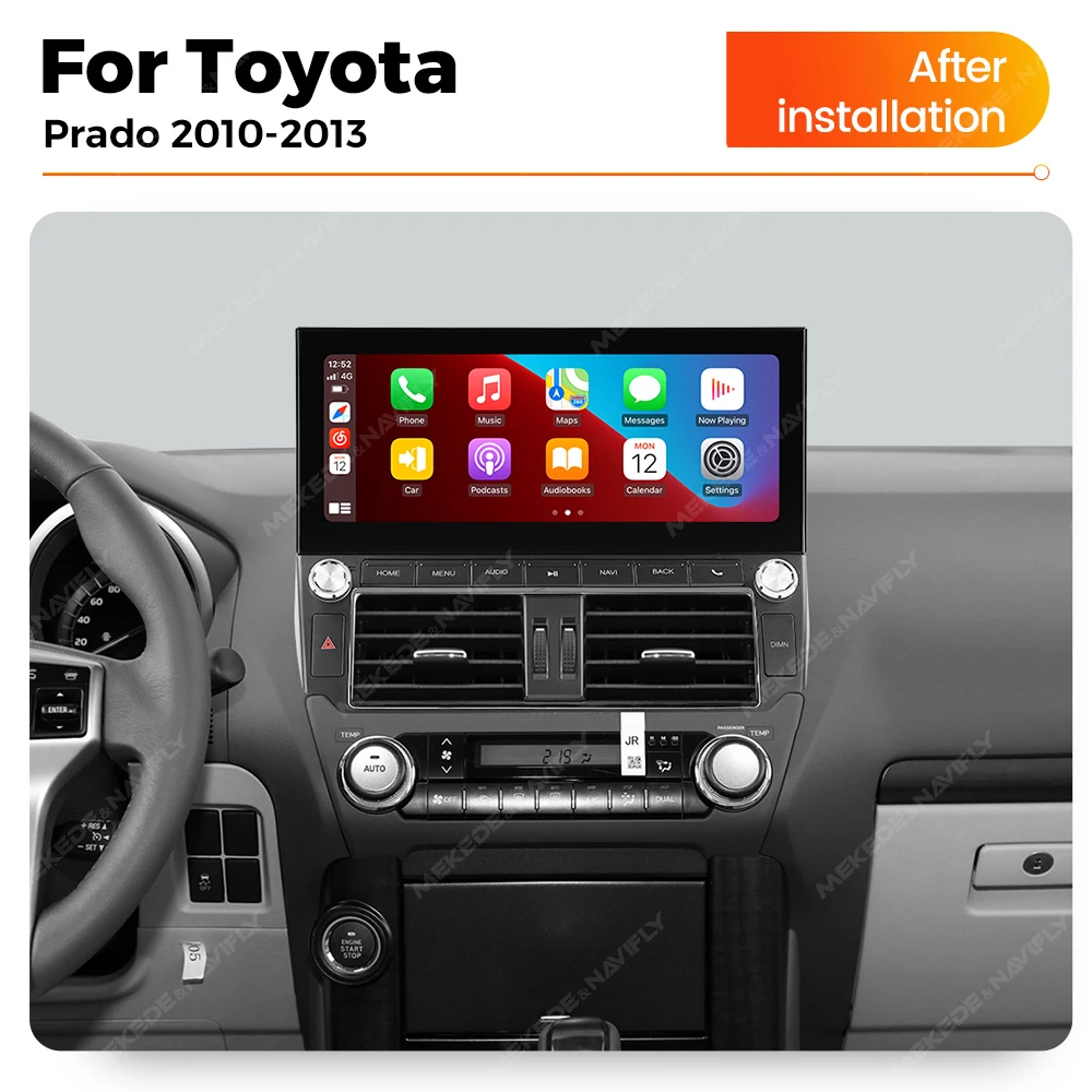 Беспроводной автомобильный мультимедийный плеер на Android радио для Toyota Land Cruiser Prado