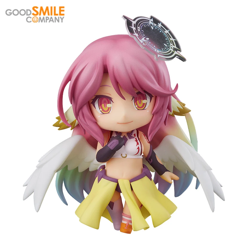 

In Stock 100% Original Genuine GOOD SMILE Gsc NENDOROID 794 Jibril NO GAME NO LIFE PVC Action Anime Figure Model Toys Doll Gift