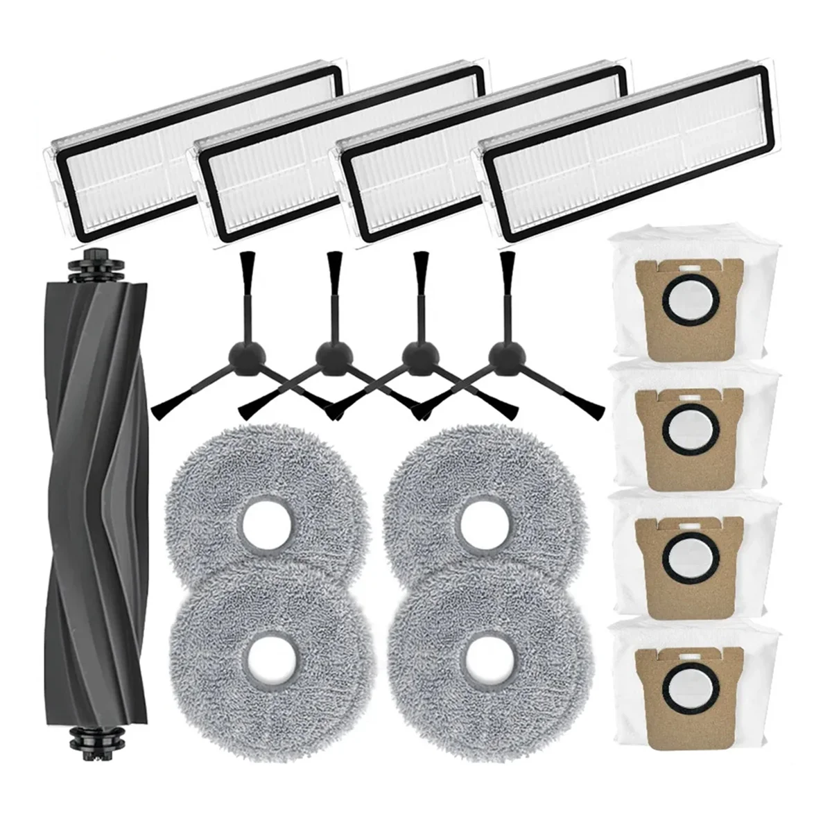 

Main Side Brush Hepa Filter Mop Pad Dust Bag