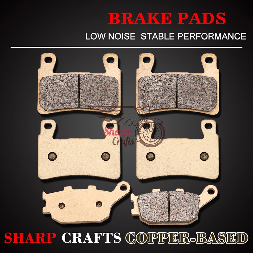 

Front Rear Brake Pad For Honda VTR/RTV 1000 SP 4/5/6 F2 F3 F4 CB400 CBR600 F5 CBR 600RR 600F 900RR CB1300 918 929 954cc A/F/S/P