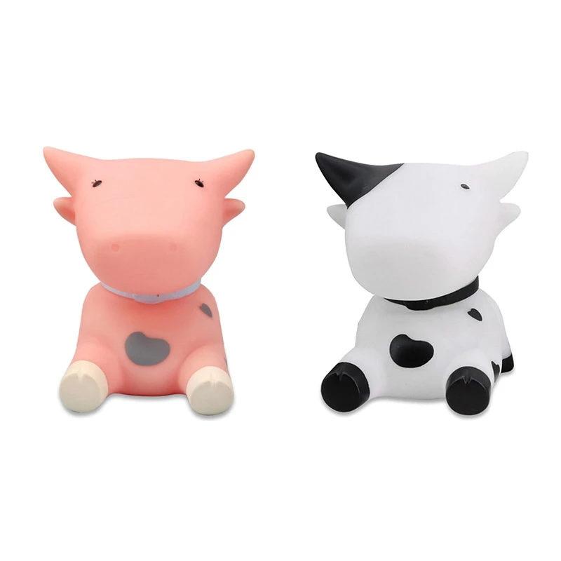 

Small And Portable Cute Night Light Cartoon Cow Image Bedroom Dormitory Eye Protection Night Light Illuminated