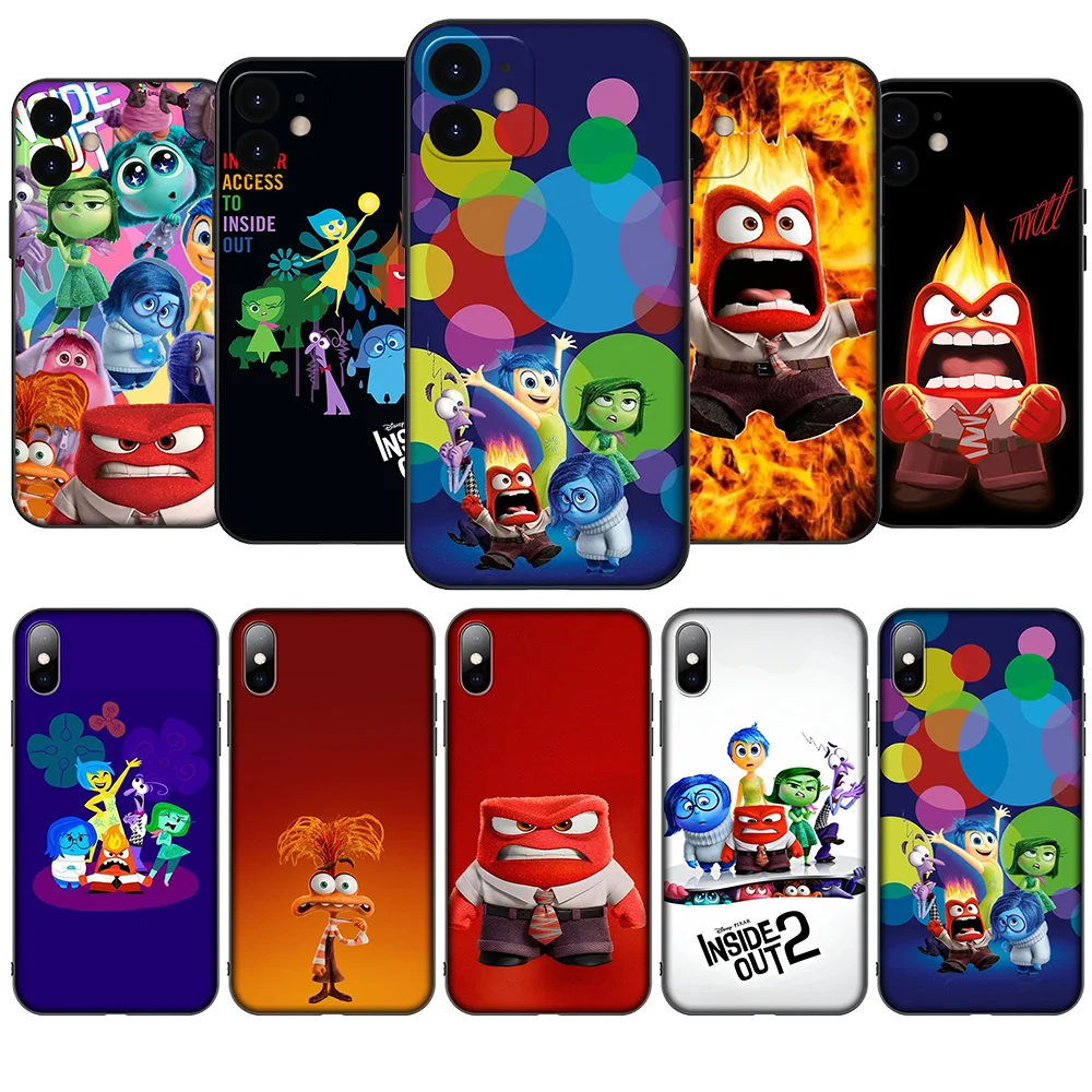 HA88 Inside Out 2 Soft Case for Xiaomi Redmi Note 11 11s 10 10s 9 9s 10t 8T 8 7 6 Pro Max