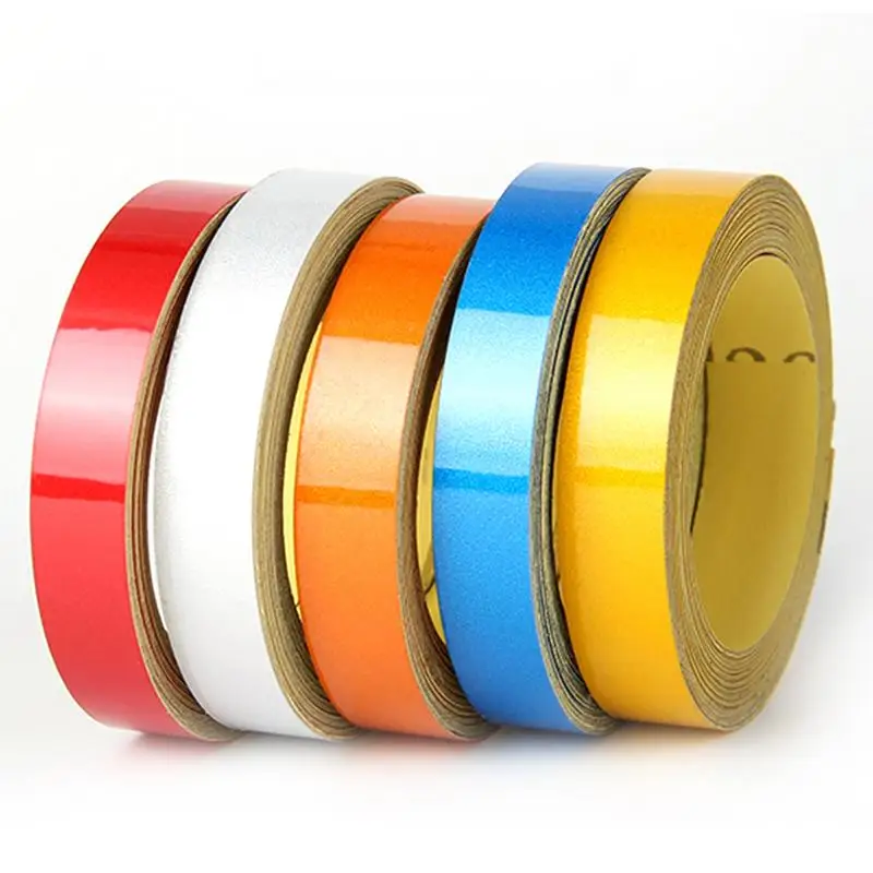 

Автомобильная светоотражающая лента, универсальные клейкие светоотражающие защитные полосы для украшения автомобиля, защитные предупреждающие пленки, автомобильные аксессуары