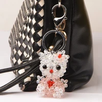 hellokitty cartoon kt cat keychain jewelry schoolbag charm