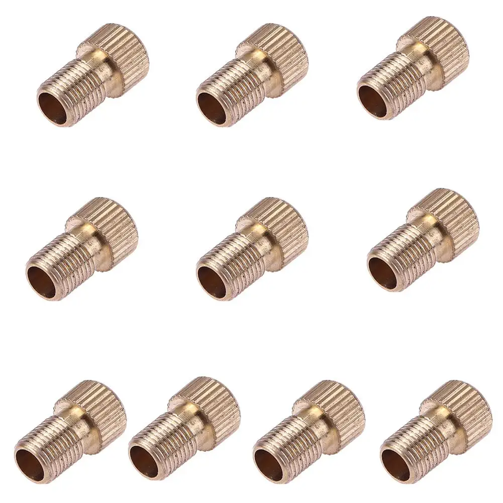 

10pcs Presta to Shrader Adapter Bicycle Road Bike Tire Valve Adapters Tube Pump Tool Converters Cycling Bicycle Pump Accessories