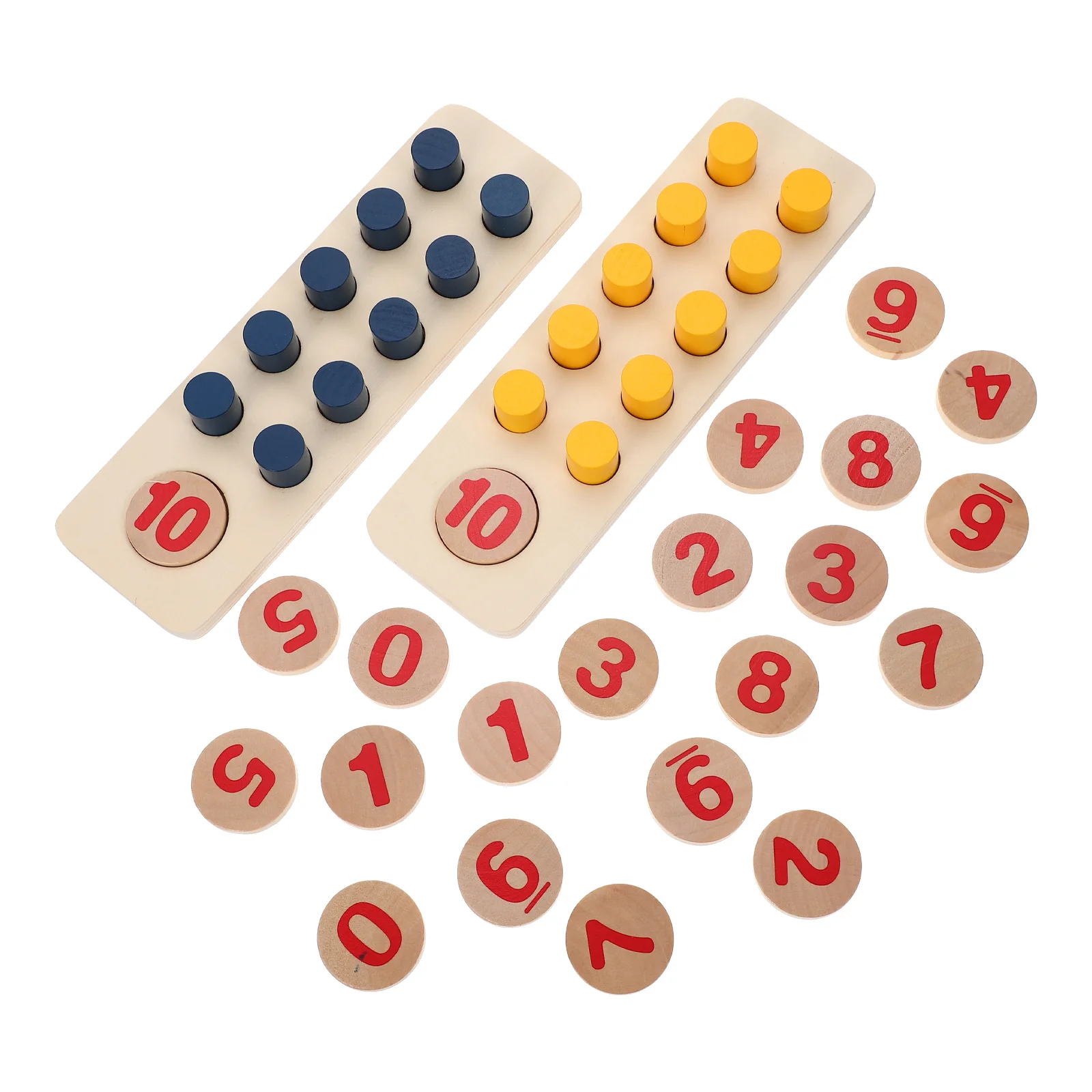 

1 Set of Early Educational Math Number Enlightenment Playset Classroom Teaching Aid
