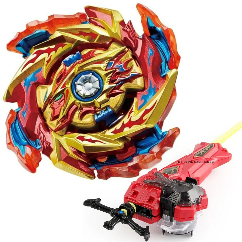 

B-X TOUPIE BURST BEYBLADE venom BURST Superking B-174 LIMIT BREAK DX w/ Long String Sparking new Launcher