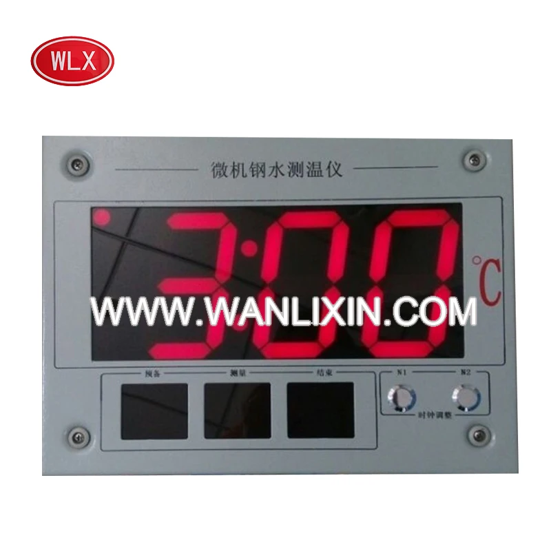 

Chinese supplier molten steel temperature measuring instrument thermometer, pyrometer temperature indicator