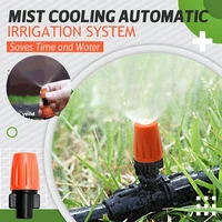 garden drip irrigation kit mist cooling automatic irrigation micro mist spray cooling system 5m 20m misting garden watering kit