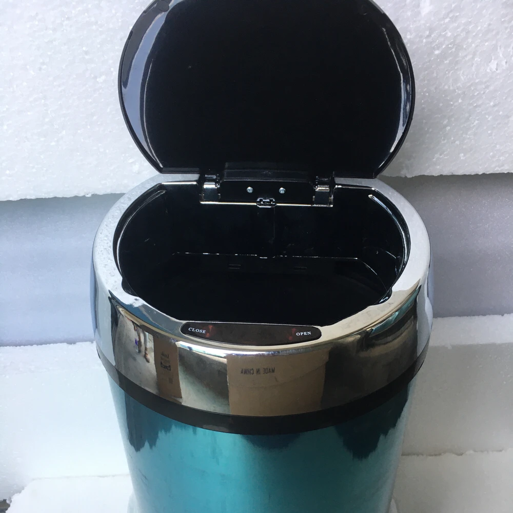 Контейнер для мусора из нержавеющей стали с датчиком 12 л | Дом и сад