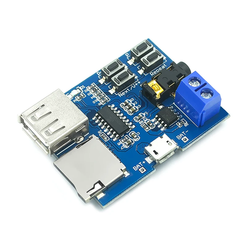TF-карта U-disk MP3 Плата декодера с форматом module Расшифровка усилителей audio Player |