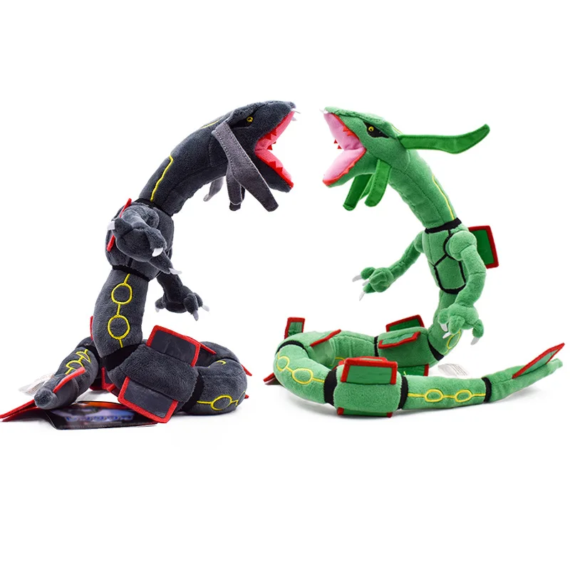 

80CM Rayquaza Plush Toy Kawaii Kyogre Torchic Mudkip Treecko Cartoon Anime Pikachu Pokemon Stuffed Model Doll Toy Kid Gift