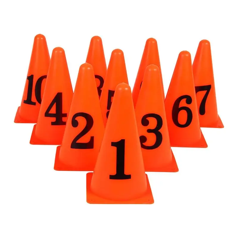 

1 Pcs Football Digital Training Sign Bucket Pressure Resistant Cones Marker Discs Outdoor Basketball Training Sports Accessory
