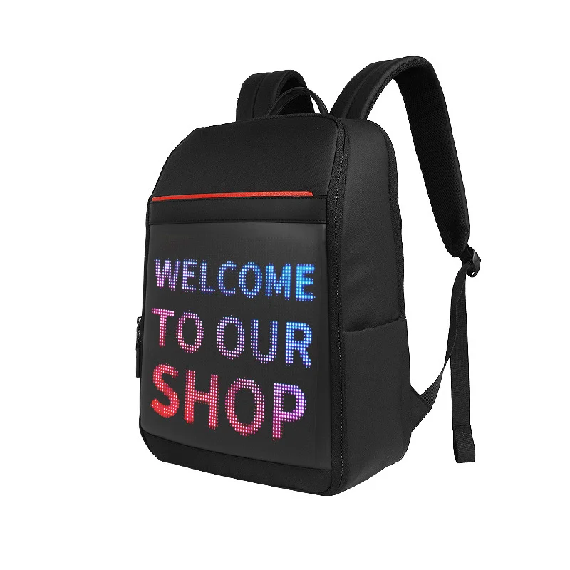 

Newest 4.0 Smart Led Backpack LED Screen Dynamic Advertising Backpack DIY Wireless Wifi Control Motorcycle Led Display Backpack