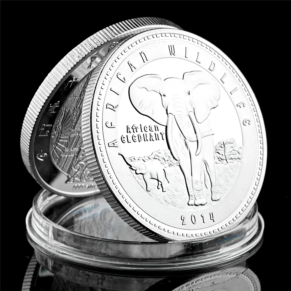 

Памятная монета SMJY Африканский слон