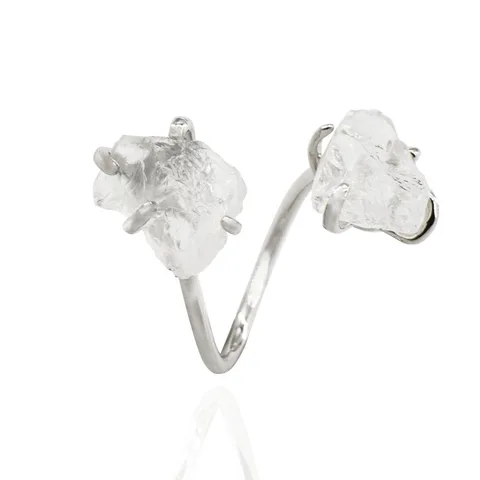 Открытое кольцо Misncol из кварца