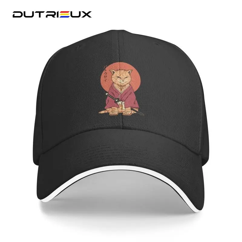 

Baseball Cap For Women Men Custom Neko Shinobi Cat Breathable Samurai Feline Ninja Dad Hat Outdoor