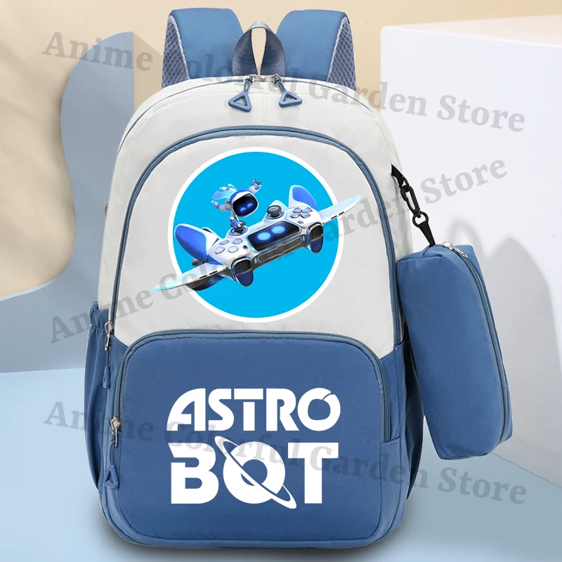 Фото Школьный рюкзак Astroboted с пеналом для учеников, модный аниме-рюкзак для мальчиков и девочек, для хранения книг и канцелярских принадлежностей, подарок №4