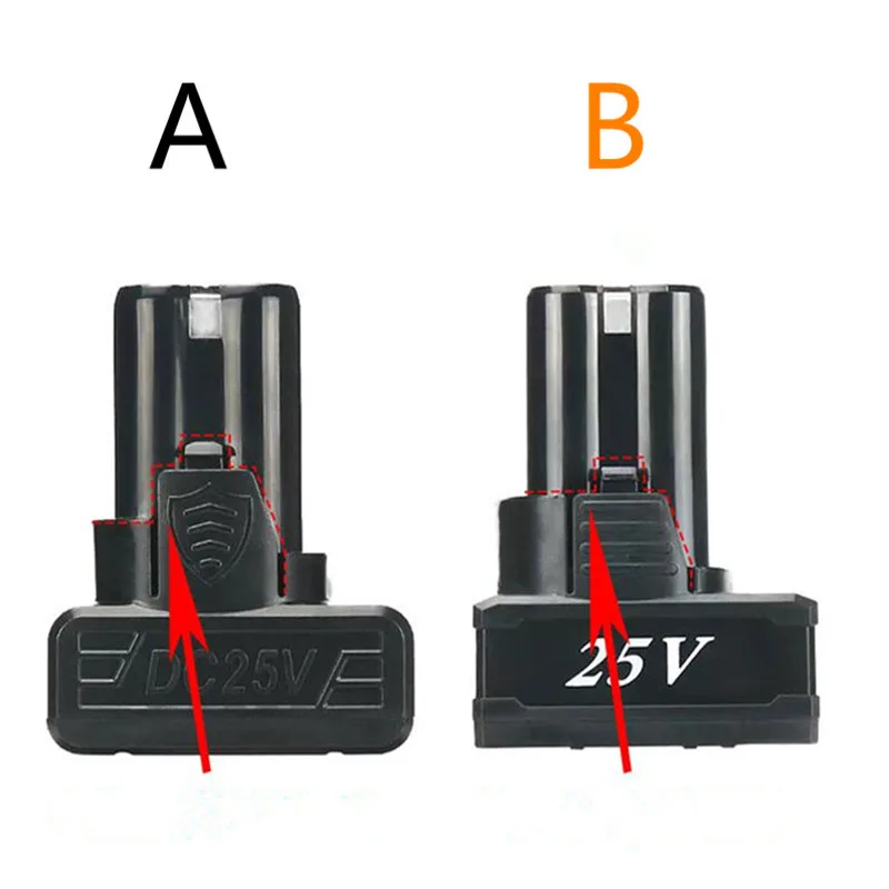 

New V25v 6800mAh Universal Rechargeable Lithium Battery for Power Tools Electric Screwdriver Electric Drill Li-ion Battery