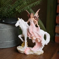 new hand painted european angel gift living room decorations ornaments for home decoration accessories fairy garden miniatures
