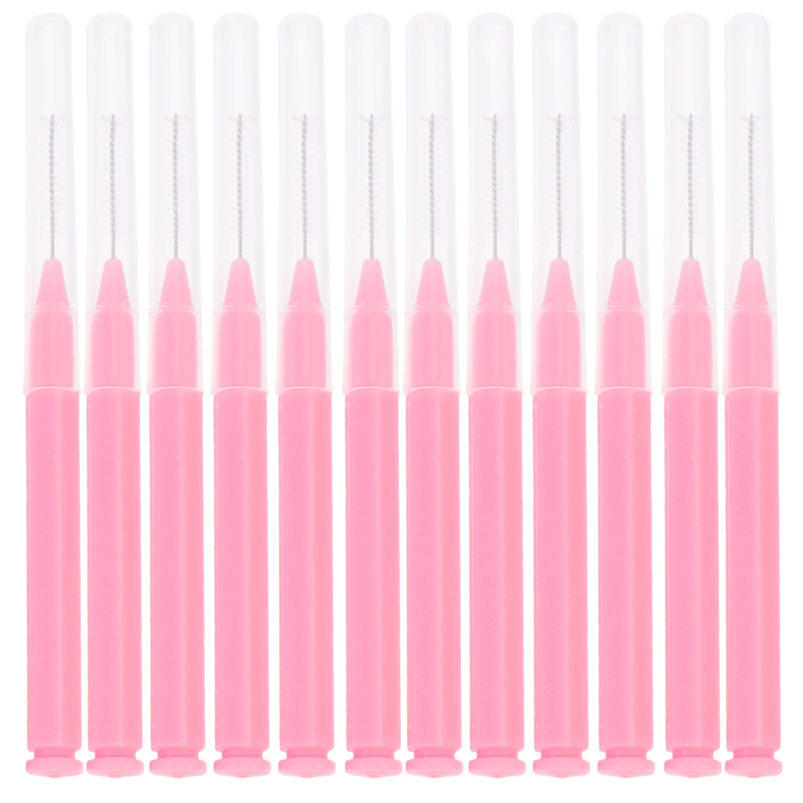 

60 PCS Interdental Brush Cleaners Interproximal Tooth Flossing Brush Teeth Cleaning Flosser