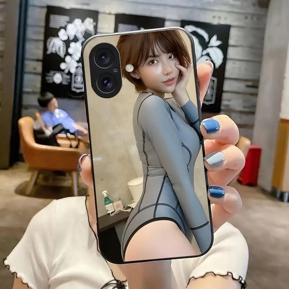 Ei-mi F-Fuk-ad-a Beauty Чехол для телефона iPhone 16 15 14 13 12 11 X XR XS 8 Plus Mini Pro Max Мягкий черный