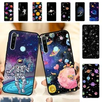 yndfcnb astronaut space phone case for redmi note 8 7 9 4 6 pro max t x 5a 3 10 lite pro